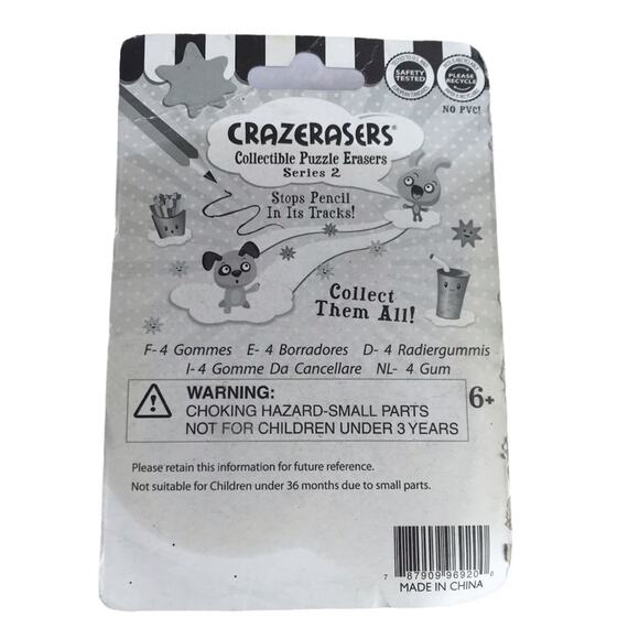 Crazerasers Series 2 Collectible Puzzle Eraser Set - Picture 4 of 8
